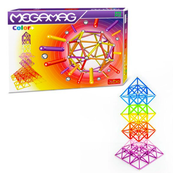 آهنربا مگامگ تیپ 4 رنگی Play Magnet Megamag Color 200pcs 2317